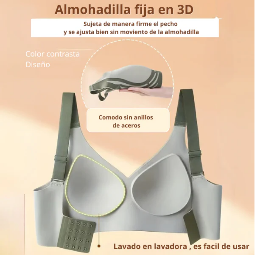 Sujetador Push-Up sin Aros | Realce Natural y Comodidad OFERTA 4x1