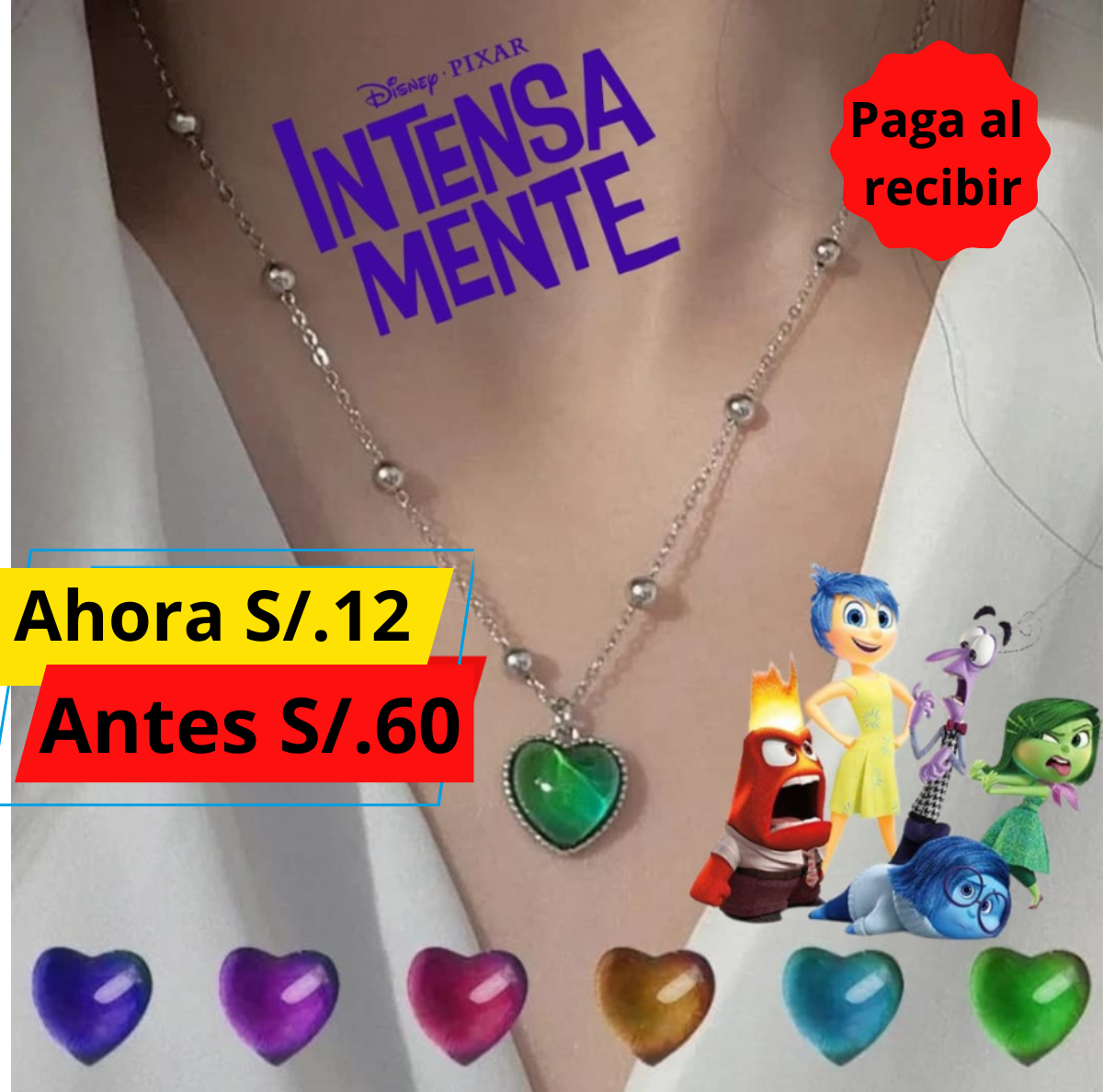 LIQUIDACION Collar Intensamente a solos S/.12 Soles😍🤩  ( Antes 60 🥶  )